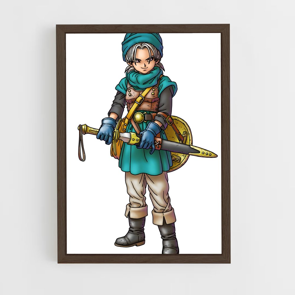Poster Héros aux Étoiles – affiche Dragon quest (vue 5)